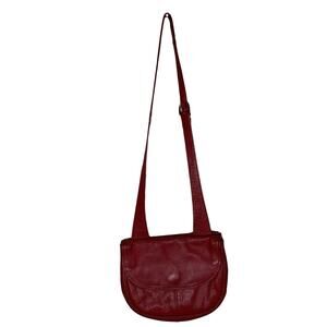 VTG Kenneth Cole Women’s Purse Red Leather Preppy Academia Capsule Cross Body